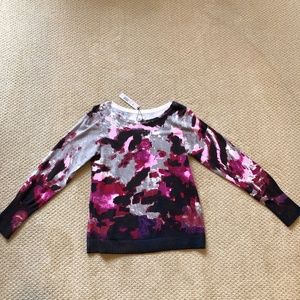 Nic + Zoe hand printed multi color sweater
